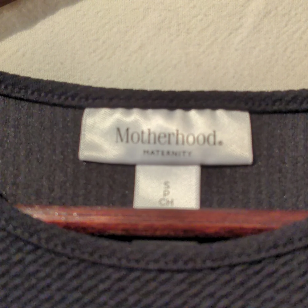 🌟Motherhood Sheath Textured Maternity Dress Black Sz S🌟 - Picture 5 of 5